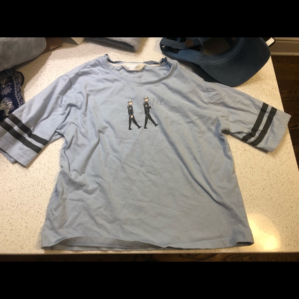 Navy style t-shirt